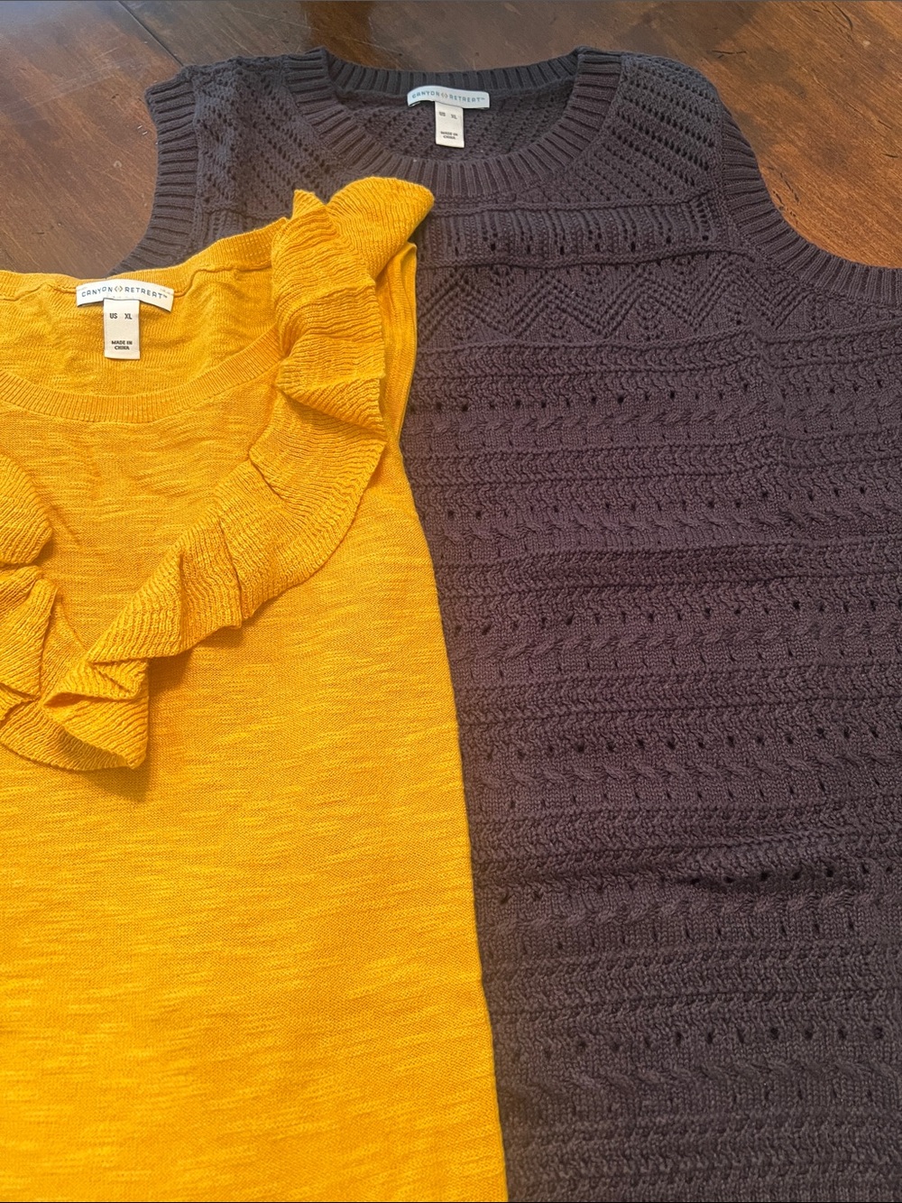Two brand new fall layering pieces  xl